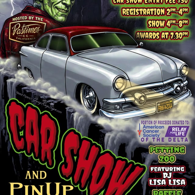 Car Show & Pin up Contest Oct 10th!!
