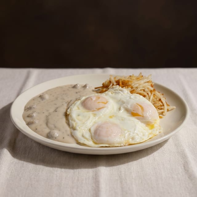 Chicken Fried Steak & Eggs.